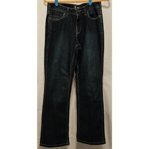 Carhartt Women's Jasper Mid Rise Relaxed Fit Stretch Jeans 100655 409 Sz 6 Reg